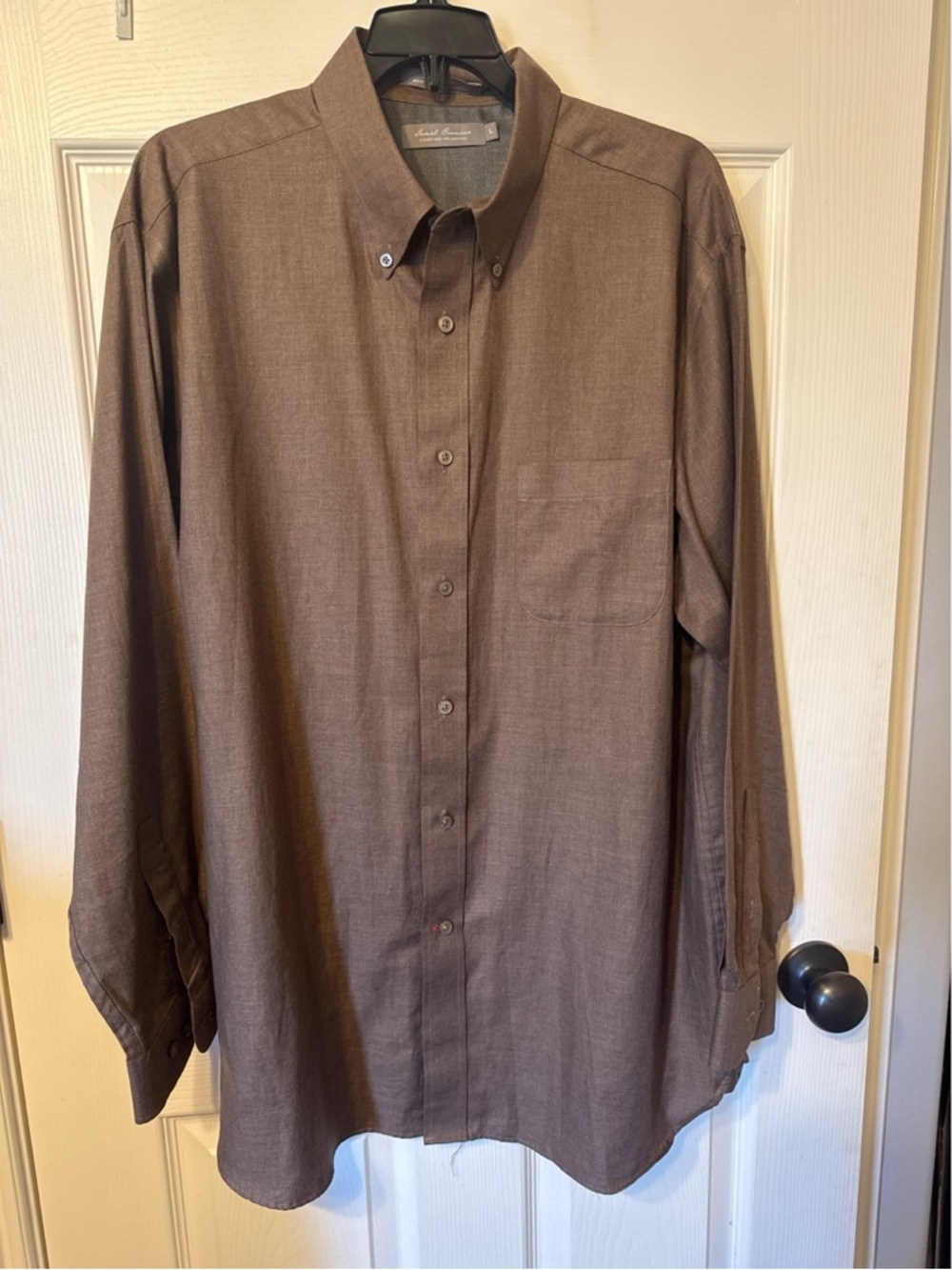 Daniel Cremieux Signature Collection Brown Cotton Shirt